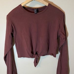 Long sleeve crop top from forever 21